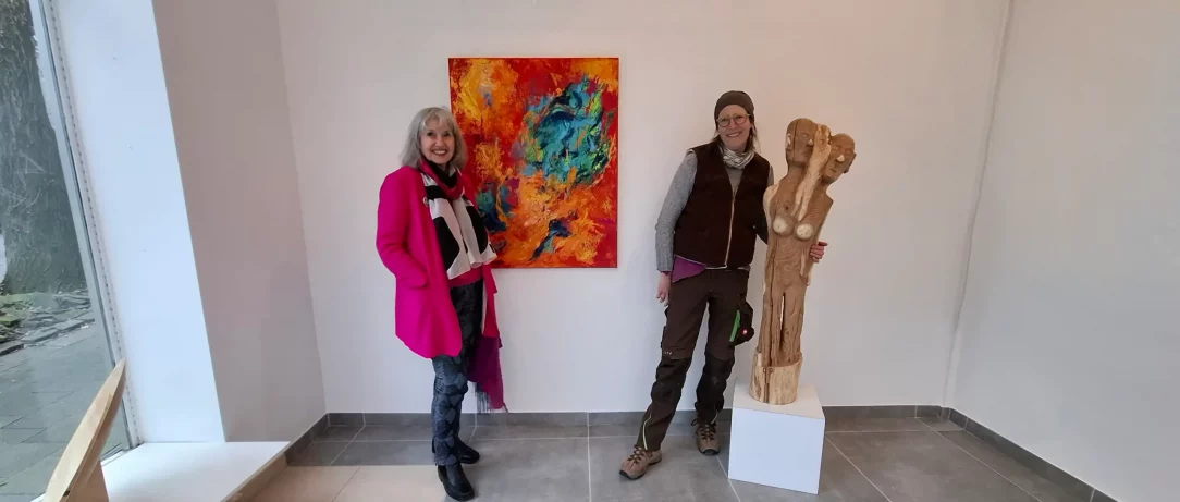Margit Krause & Kirsten Bergmann - Skulptur trifft Malerei-title_ergebnis